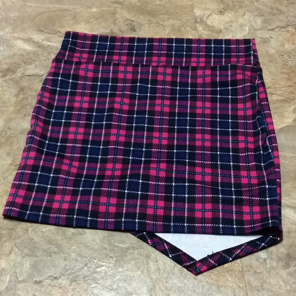 🔥 Plaid tartan pink schoolgirl skirt - Picture 2 of 5
